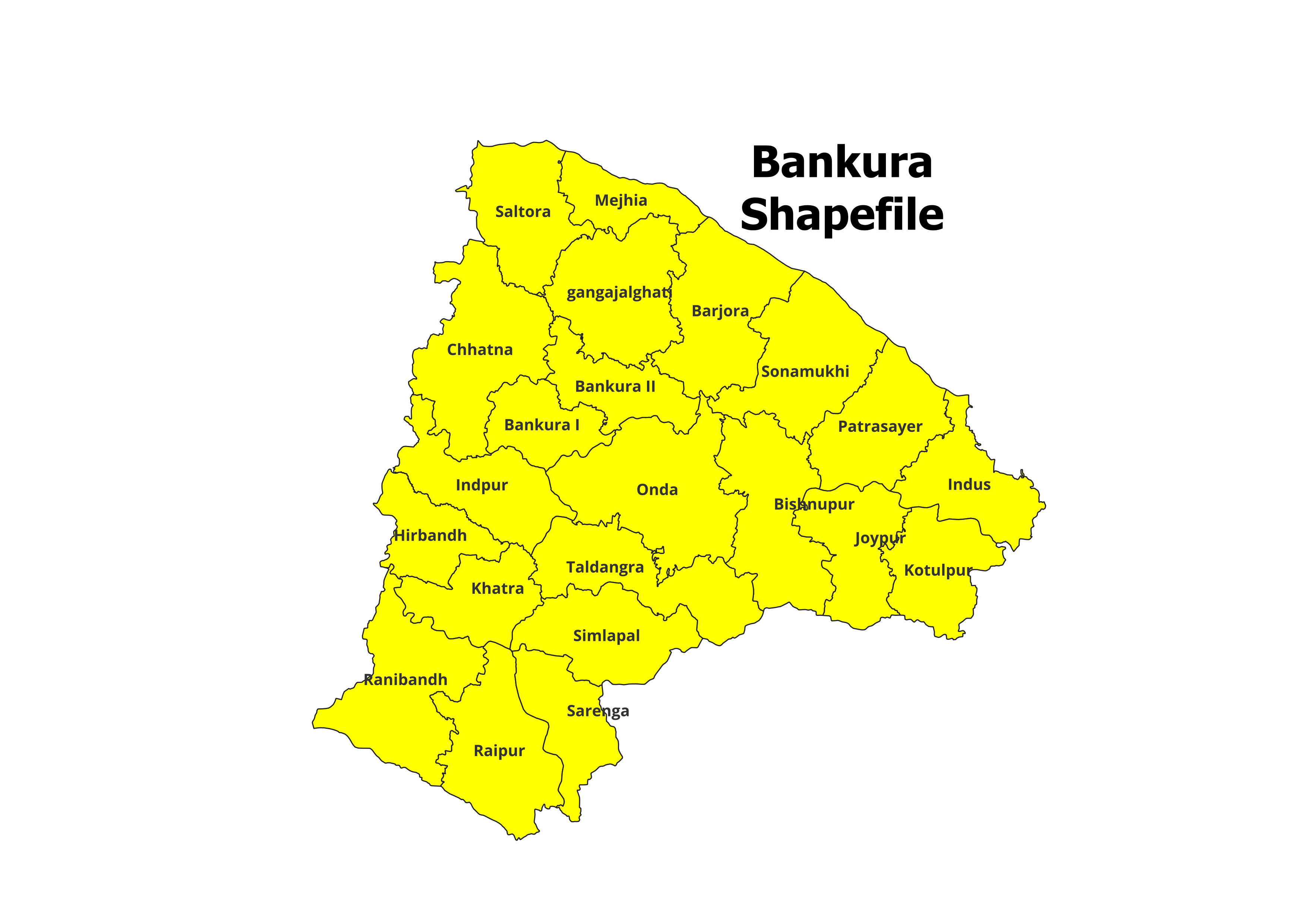 Bankura Blocks Shapefile