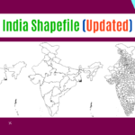 India Shapefile with all States