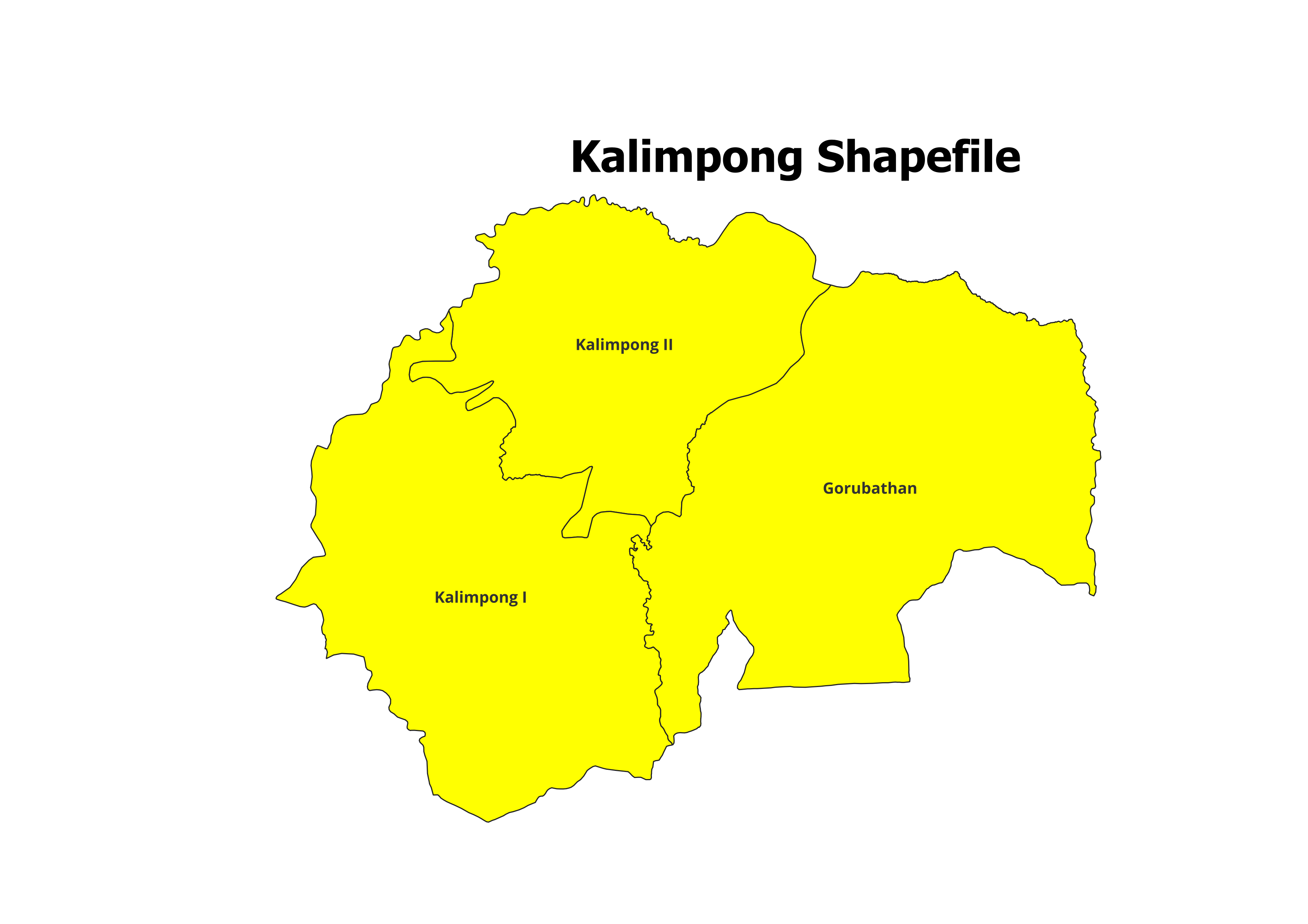 Kalimpong Blocks Shapefile