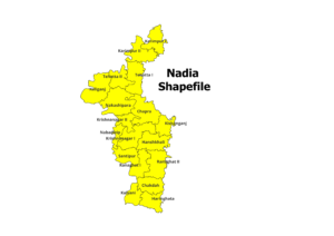 Nadia Raster Data Map Download West Begal All District & Blocks Shapefile (2025) - Map GIS
