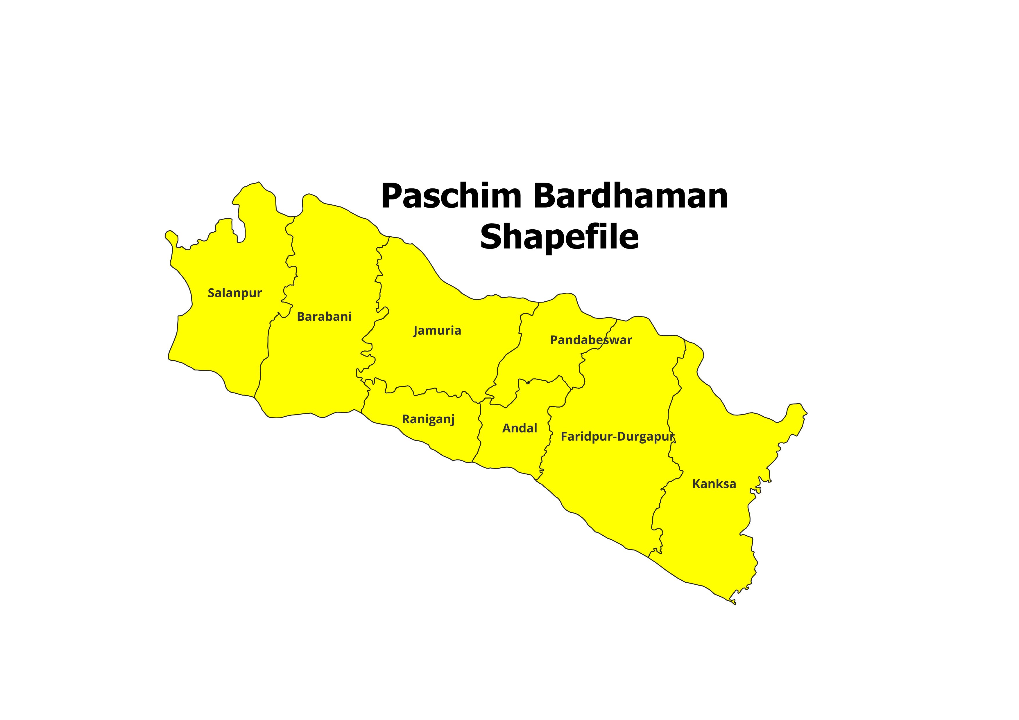 Paschim Bardhaman Blocks Shapefile