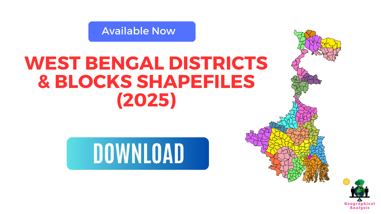 West Bengal Districts & Blocks Shapefiles