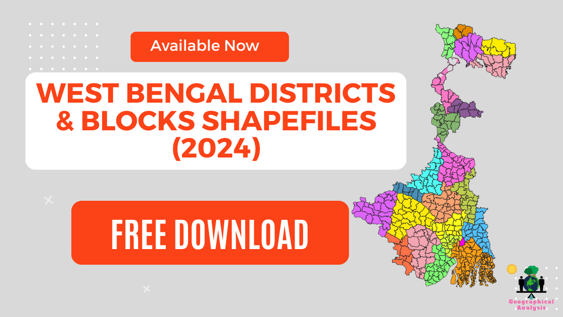 West Bengal Districts and Blocks Shapefile
