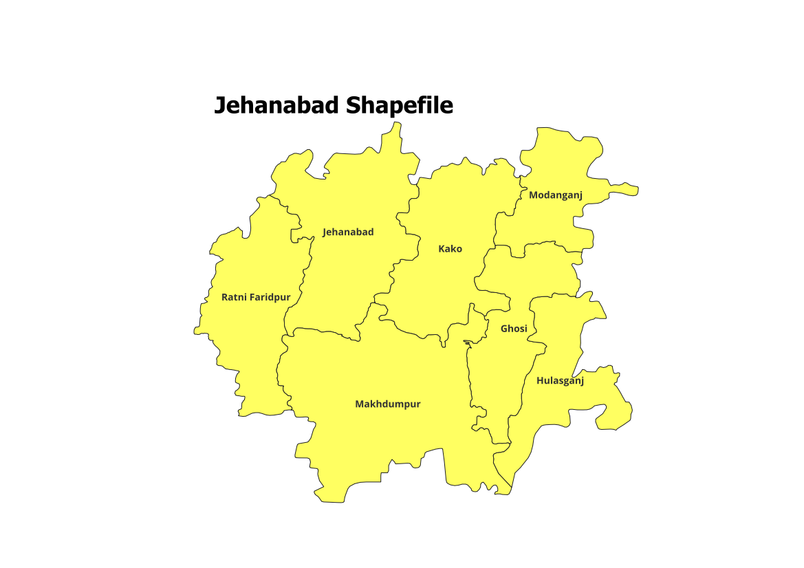 Jehanabad Shapefile