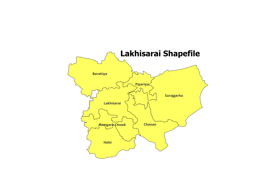 Lakhisarai Shapefile