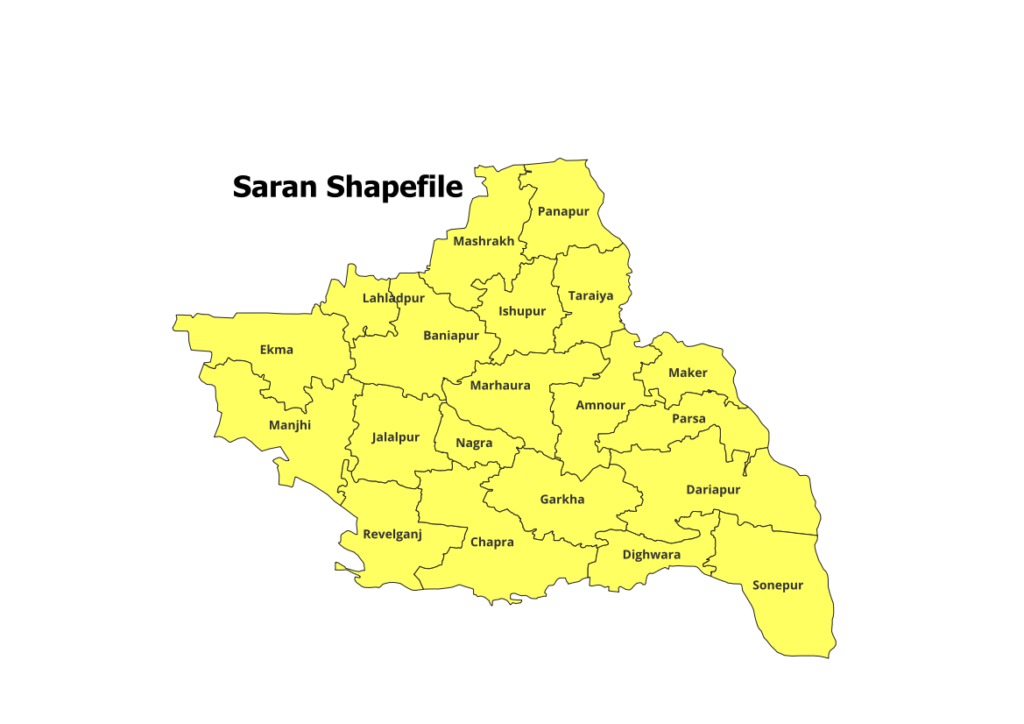 Download Bihar All District Blocks Shapefile 2024 Map GIS   Saran Shapefile 1024x724 