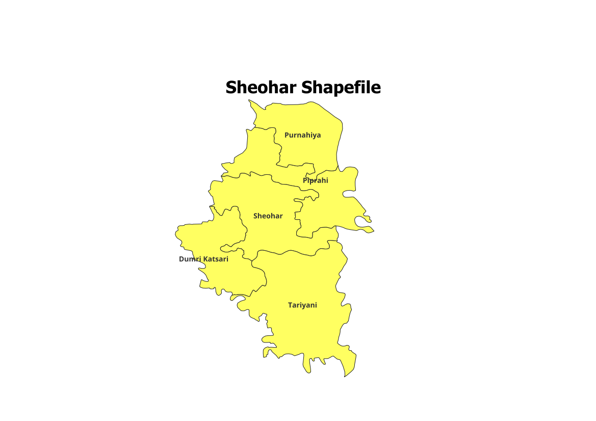 Sheohar Shapefile