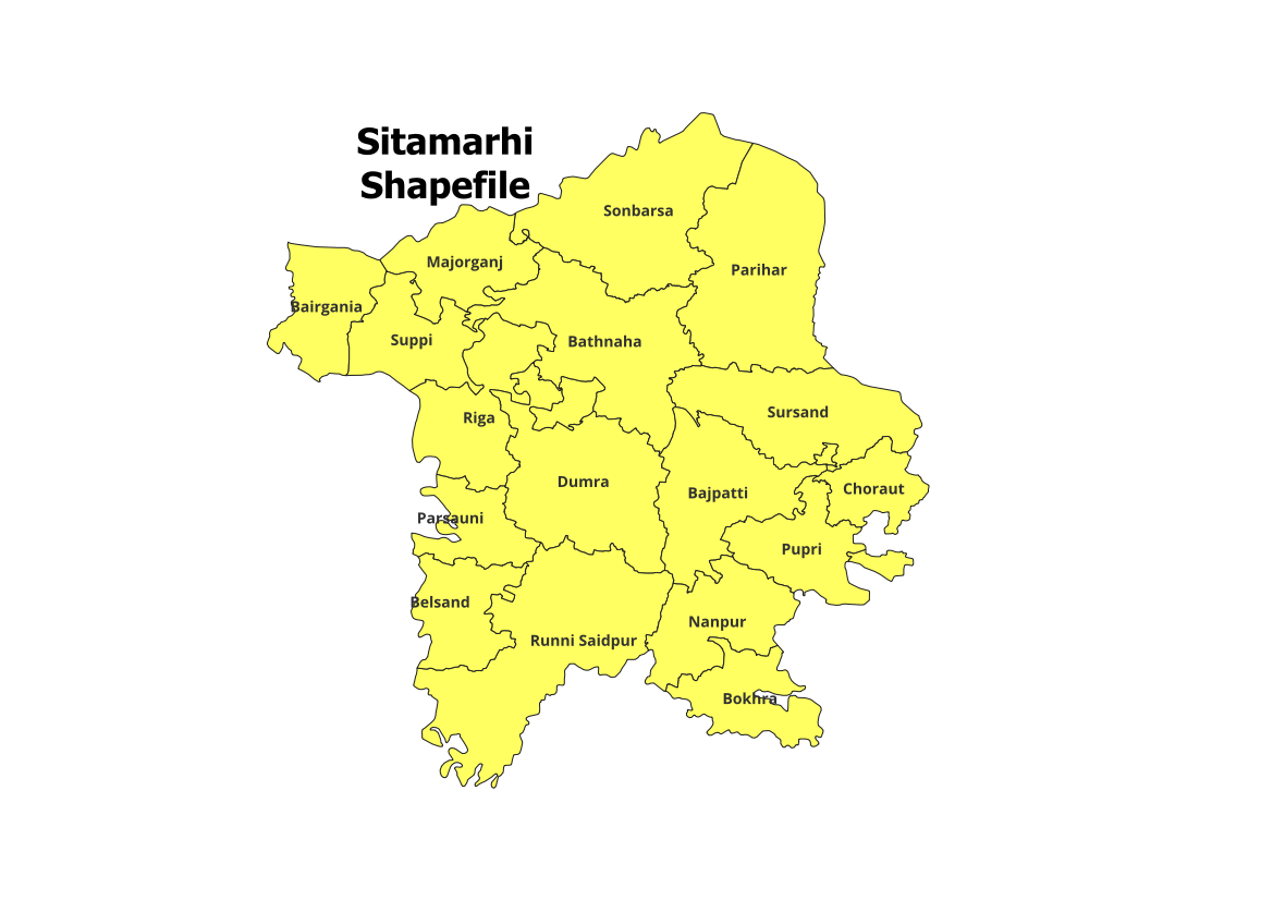 Sitamarhi Shapefile